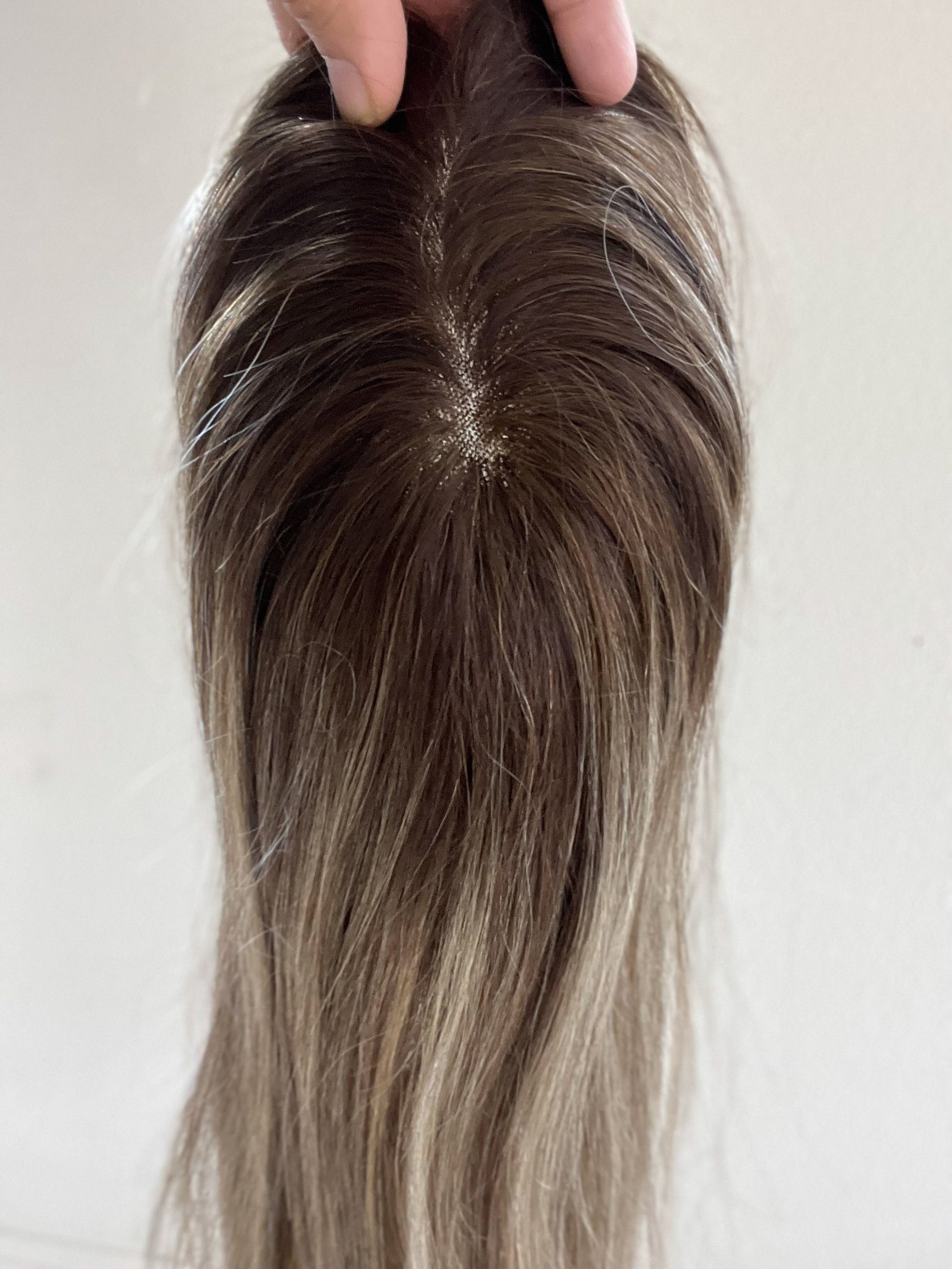 human hair topper