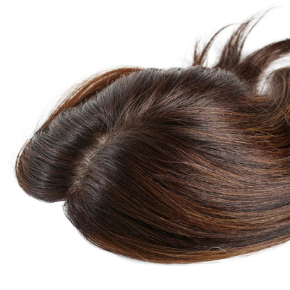 human hair topper