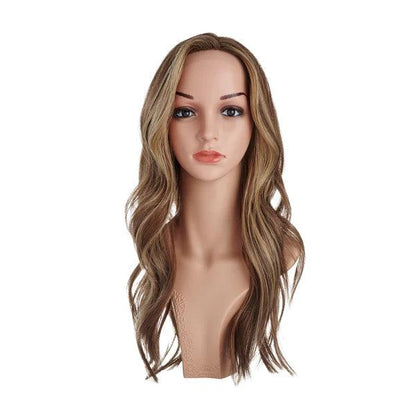 100% Human Hair Wig 22 Inch Long Human Hair Toupee for Women