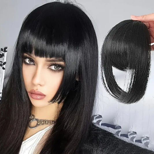 Trendco Natural Princess Cut Bangs For Women Hair Extension