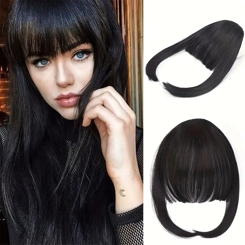 Trendco Natural Princess Cut Bangs For Women Hair Extension