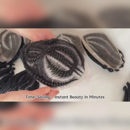 Toupee Men's Wig Indian Remy Human Hair System Braided 130% Density Straight Texture Black Men Hot Supplier